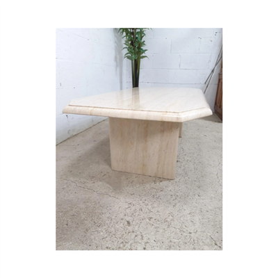 Meja Kopi Travertine Vintage